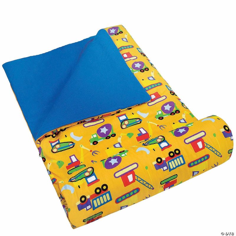 Bedding & Blankets | Wildkin Under Construction Original Sleeping Bag Bedding & Blankets Bedding & Blankets