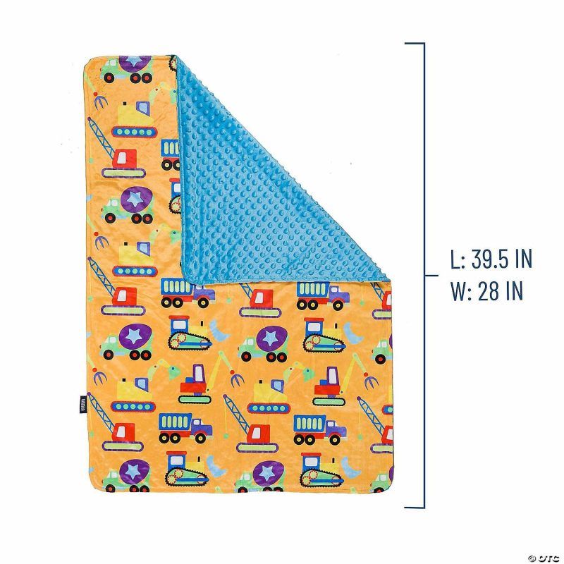 Bedding & Blankets | Wildkin Under Construction Plush Baby Blanket Bedding & Blankets Bedding & Blankets