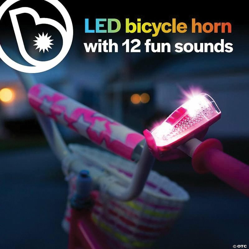 Bikes And Ride-Ons | Horn Brightz Bike Lights & Multi-Sound Horn: Pink Active Play Bikes And Ride-Ons