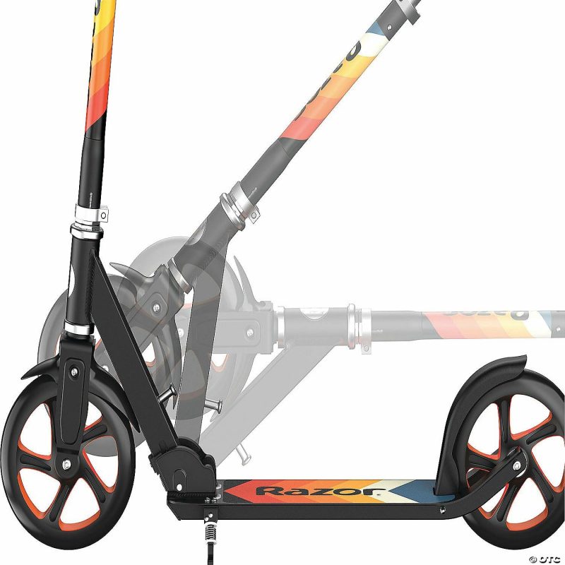 Bikes And Ride-Ons | Razor A5 Lighted Lux Scooter: Orange Active Play Bikes And Ride-Ons