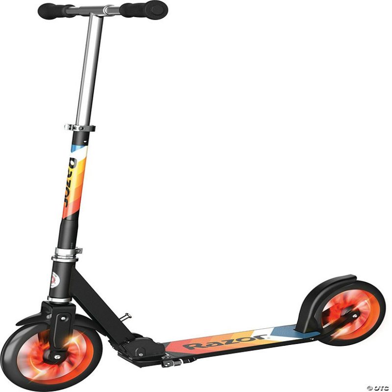 Bikes And Ride-Ons | Razor A5 Lighted Lux Scooter: Orange Active Play Bikes And Ride-Ons