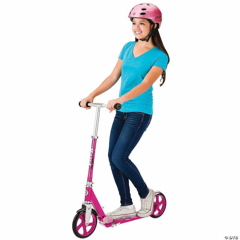 Bikes And Ride-Ons | Razor A5 Lux Scooter: Pink Active Play Bikes And Ride-Ons