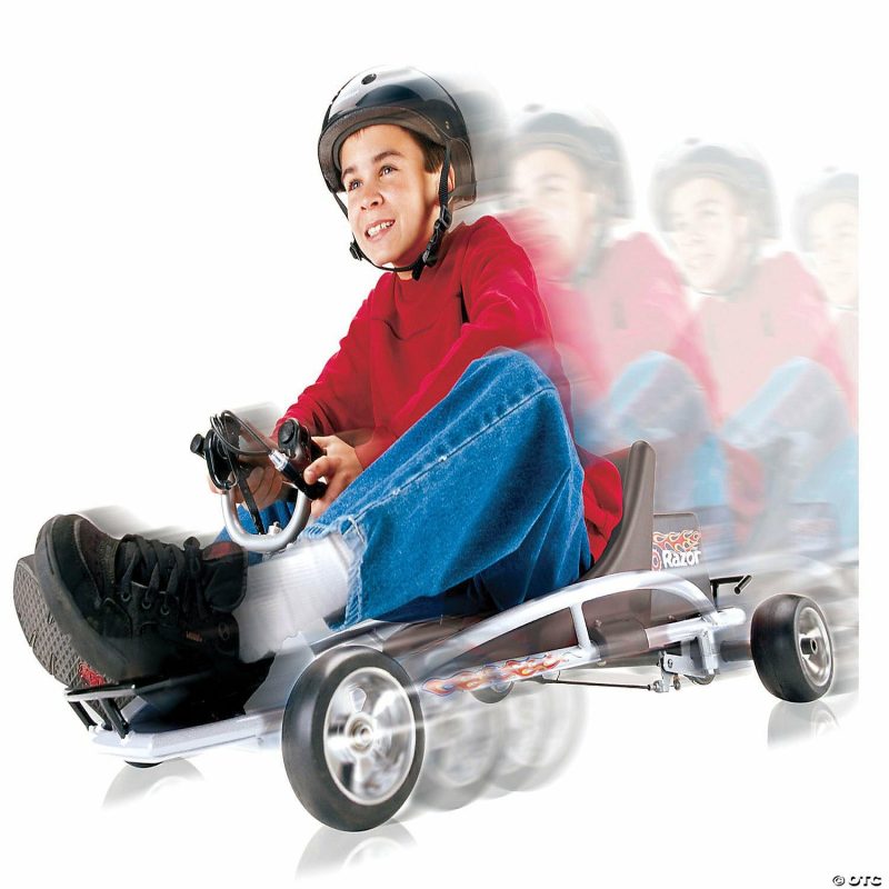 Bikes And Ride-Ons | Razor Ground Force Electric Go Kart: Silver Active Play Bikes And Ride-Ons