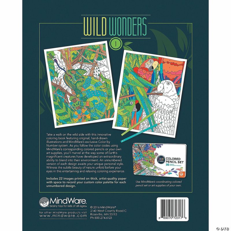 Brain Breaks | Wild Wonders Color By Number: Book 1 Brain Breaks Brain Breaks