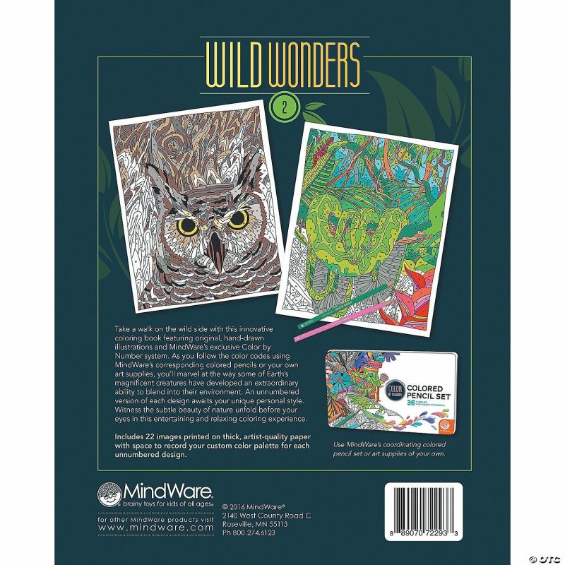 Brain Breaks | Wild Wonders Color By Number: Book 2 Brain Breaks Brain Breaks