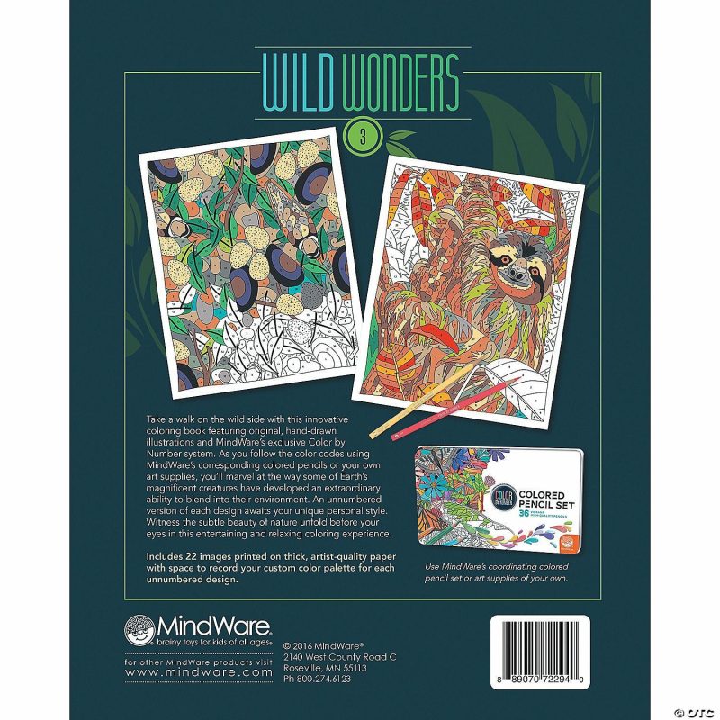 Brain Breaks | Wild Wonders Color By Number: Book 3 Brain Breaks Brain Breaks