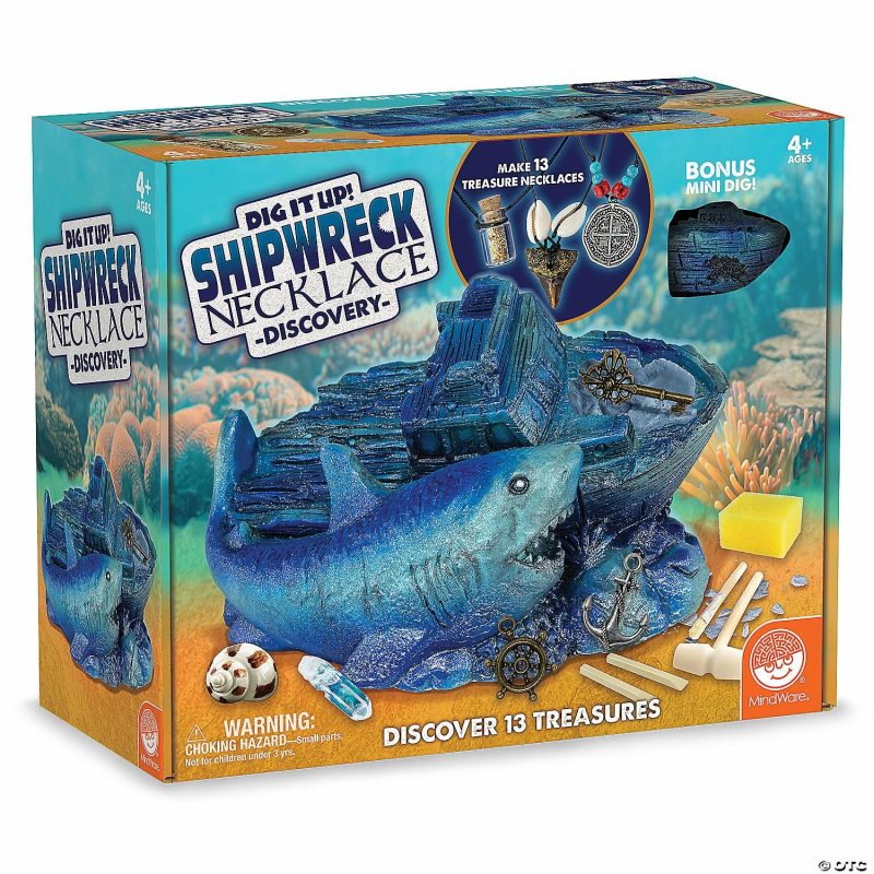 Bugs, Dinos, & Animals | Dig It Up! Shipwreck Necklace Discovery Excavation Kit Bugs, Dinos, & Animals Bugs, Dinos, & Animals