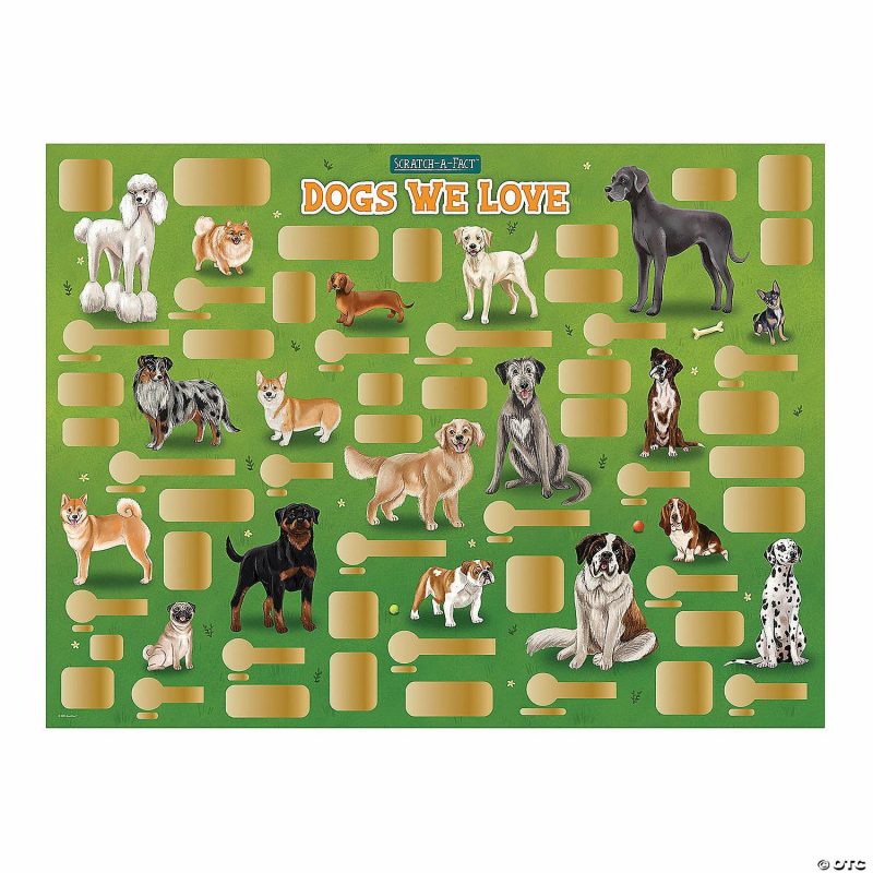 Bugs, Dinos, & Animals | Scratch-A-Fact Poster: Dogs We Love Bugs, Dinos, & Animals Bugs, Dinos, & Animals