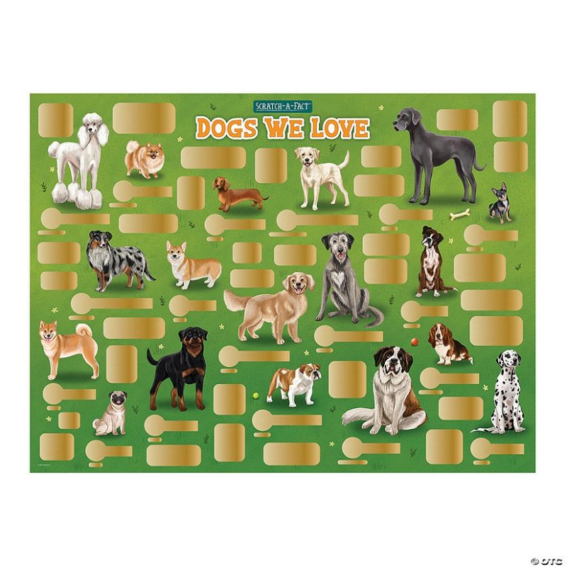 Bugs, Dinos, & Animals | Scratch-A-Fact Poster: Dogs We Love Bugs, Dinos, & Animals Bugs, Dinos, & Animals