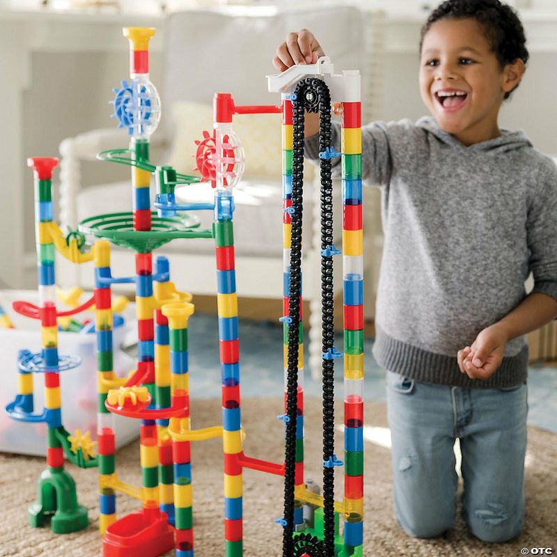 Building Sets & Blocks | 400 Piece Colossal Elevator Marble Run With Storage Bin Building Sets & Blocks Building Sets & Blocks