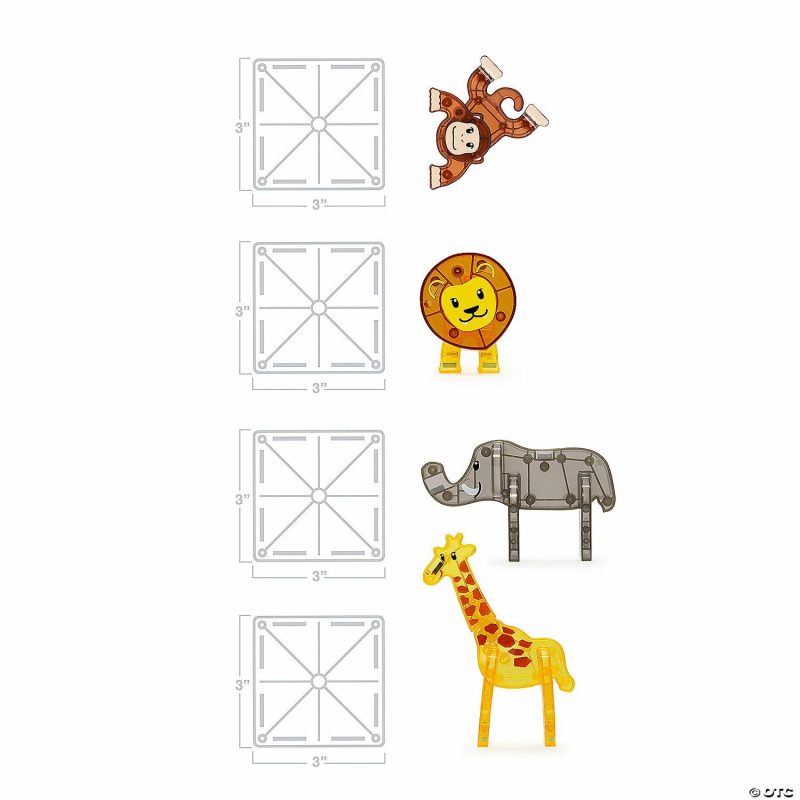 Building Sets & Blocks | Magna-Tiles® Safari Animals 25-Piece Magnetic Construction Set, The Original Magnetic Building Brand Building Sets & Blocks Building Sets & Blocks