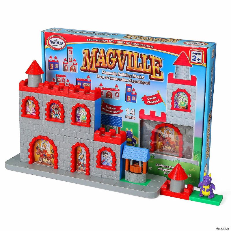 Building Sets & Blocks | Magville Castle Magnetic Building Blocks Building Sets & Blocks Building Sets & Blocks