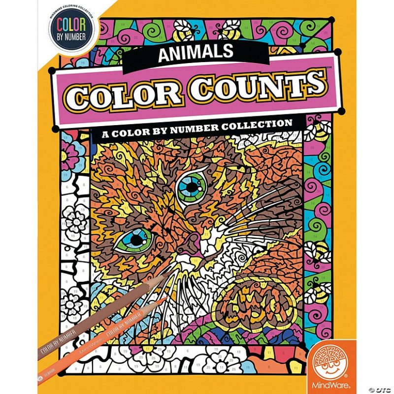 Coloring Books | Color By Number Color Counts: Animals Coloring Books Coloring Books