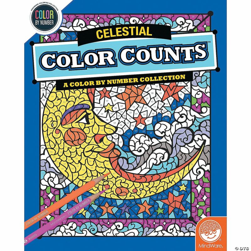 Coloring Books | Color By Number Color Counts: Celestial Coloring Books Coloring Books