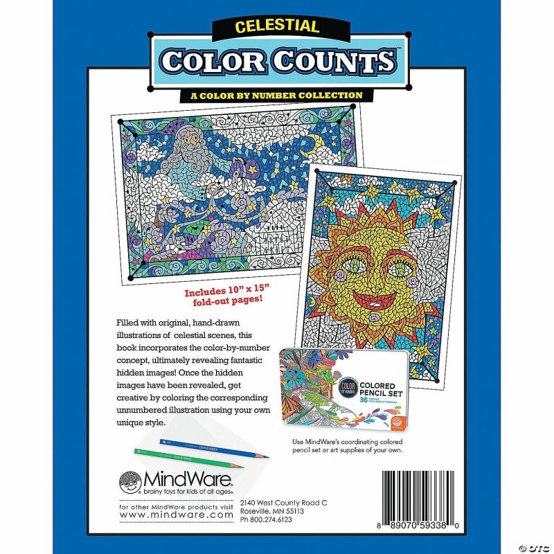 Coloring Books | Color By Number Color Counts: Celestial Coloring Books Coloring Books