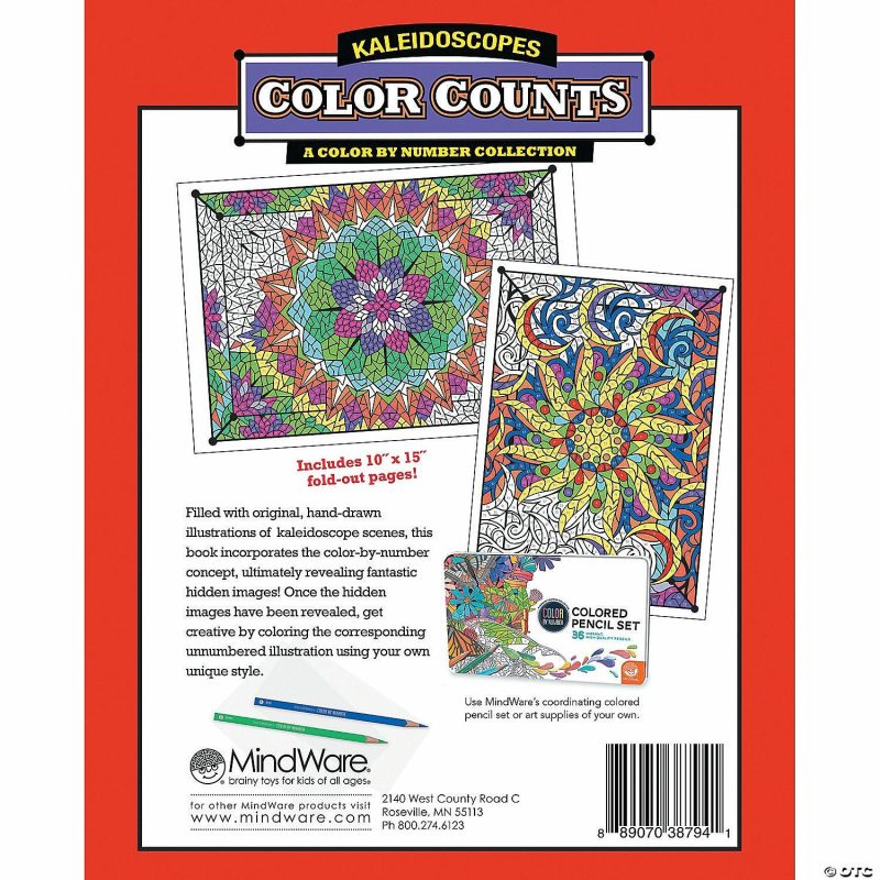 Coloring Books | Color By Number Color Counts: Kaleidoscope Coloring Books Coloring Books