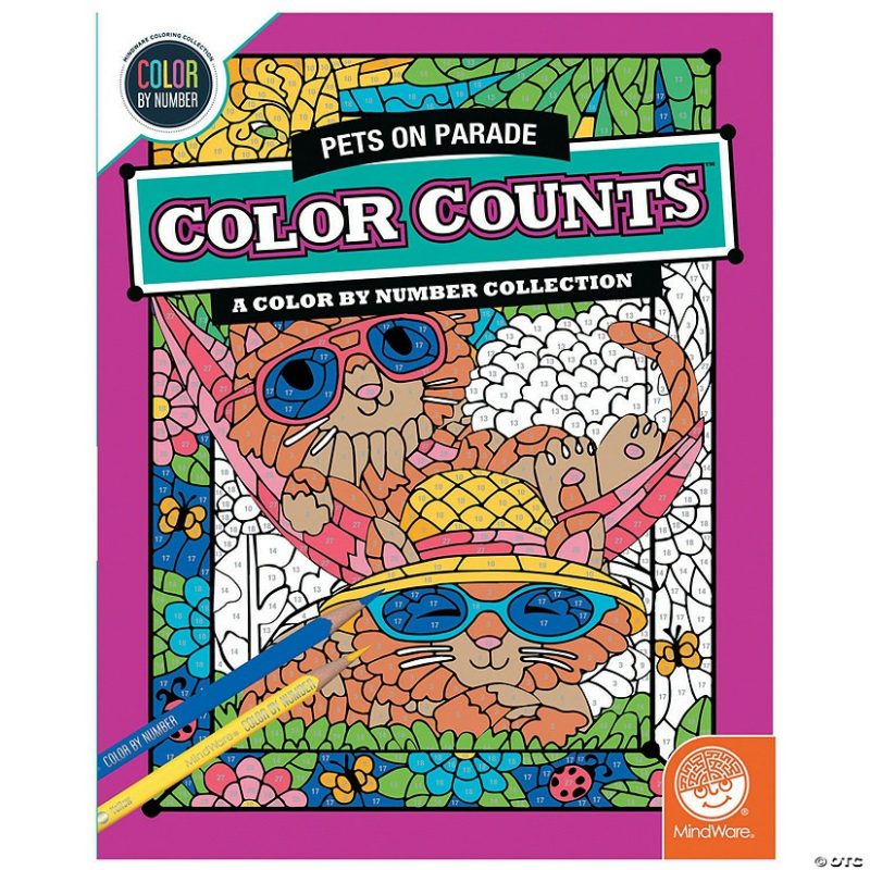 Coloring Books | Color By Number Color Counts: Pets On Parade Coloring Books Coloring Books