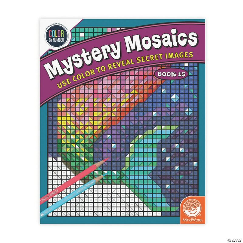 Coloring Books | Color By Number Mystery Mosaics: Book 15 Coloring Books Coloring Books