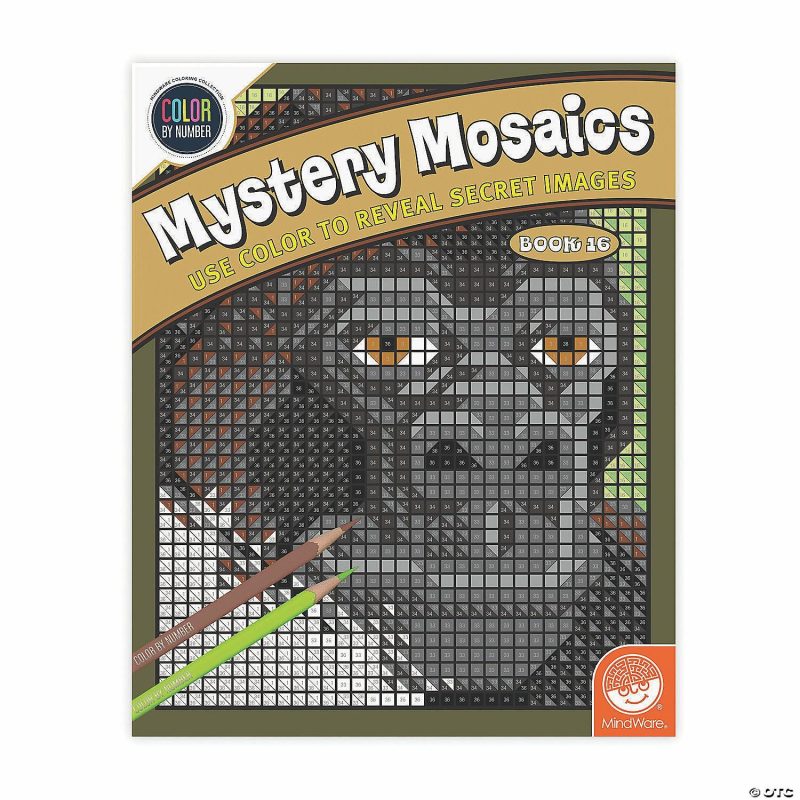 Coloring Books | Color By Number Mystery Mosaics: Book 16 Coloring Books Coloring Books