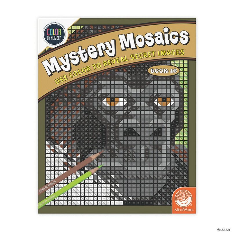 Coloring Books | Color By Number Mystery Mosaics: Book 16 Coloring Books Coloring Books