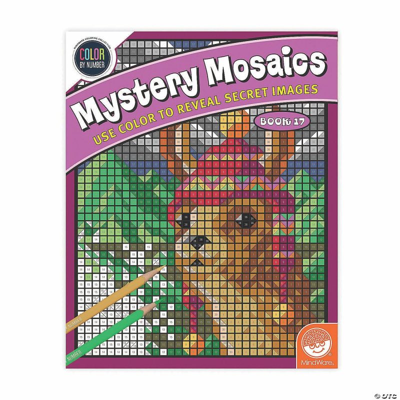 Coloring Books | Color By Number Mystery Mosaics: Book 17 Coloring Books Coloring Books