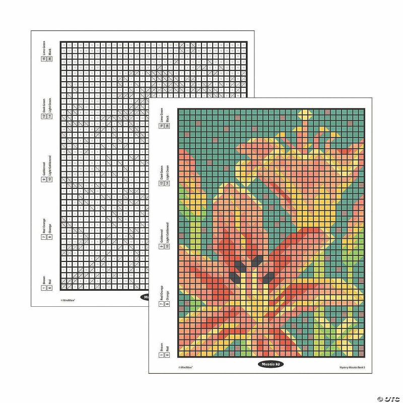 Coloring Books | Color By Number Mystery Mosaics: Book 5 Coloring Books Coloring Books