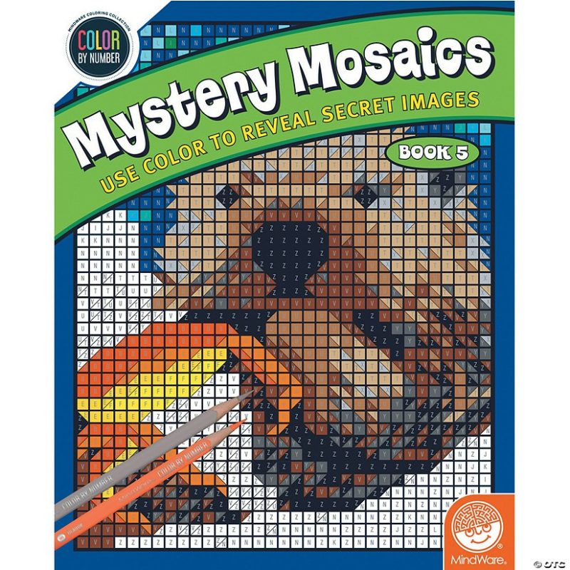 Coloring Books | Color By Number Mystery Mosaics: Book 5 Coloring Books Coloring Books