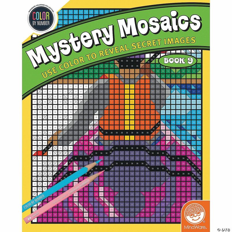 Coloring Books | Color By Number Mystery Mosaics: Book 9 Coloring Books Coloring Books