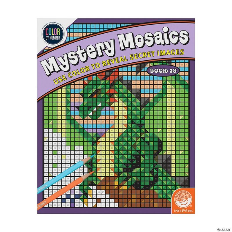 Coloring Books | Color By Number Mystery Mosaics: Coloring Book 19 Coloring Books Coloring Books