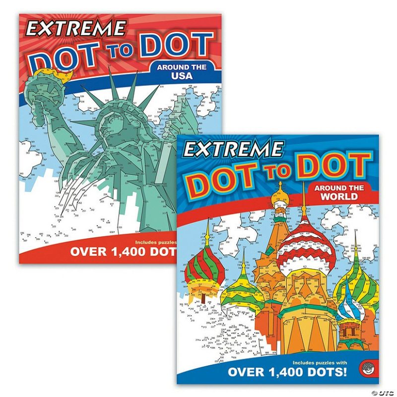 Coloring Books | Extreme Dot To Dot: Destinations Set Of 2 Coloring Books Coloring Books