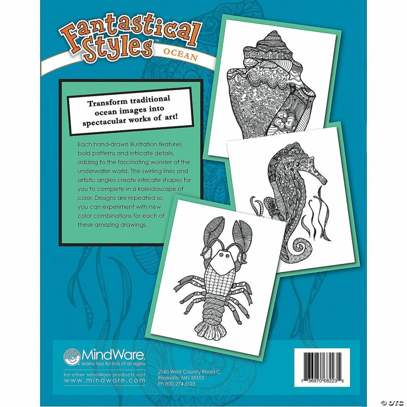 Coloring Books | Fantastical Styles: Ocean Coloring Books Coloring Books