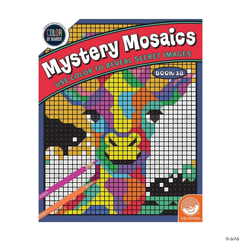 Coloring Books | Mystery Mosaics Book 18 Coloring Books Coloring Books