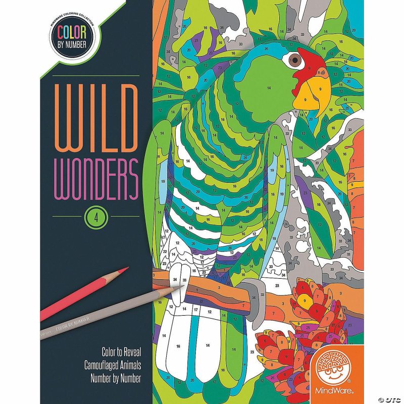 Coloring Books | Wild Wonders Color By Number: Book 4 Coloring Books Coloring Books