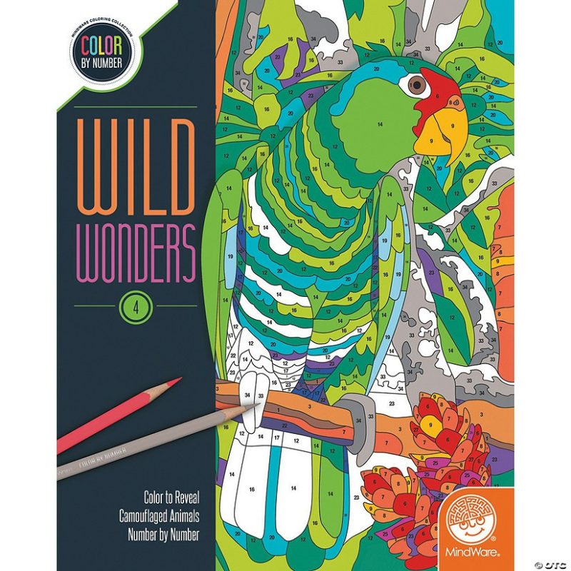 Coloring Books | Wild Wonders Color By Number: Book 4 Coloring Books Coloring Books