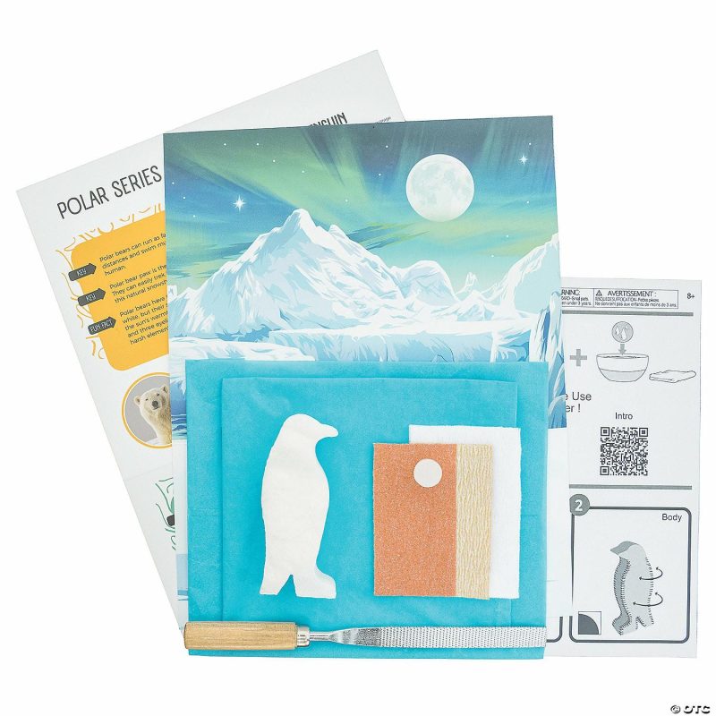 Craft Activities | Alabaster Stone Carving Kit: Penguin Craft Activities Craft Activities