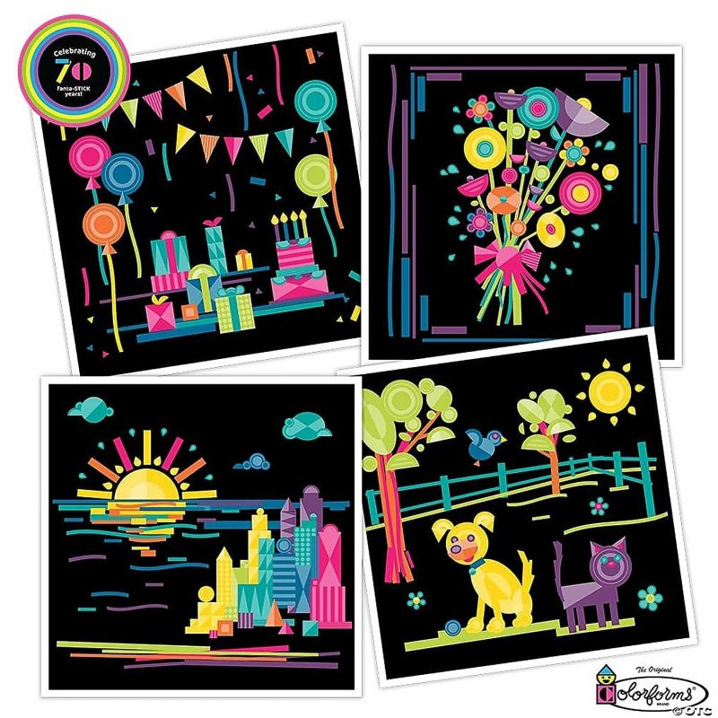 Craft Activities | Colorforms Picture Toy 70Th Anniversary Set Craft Activities Craft Activities