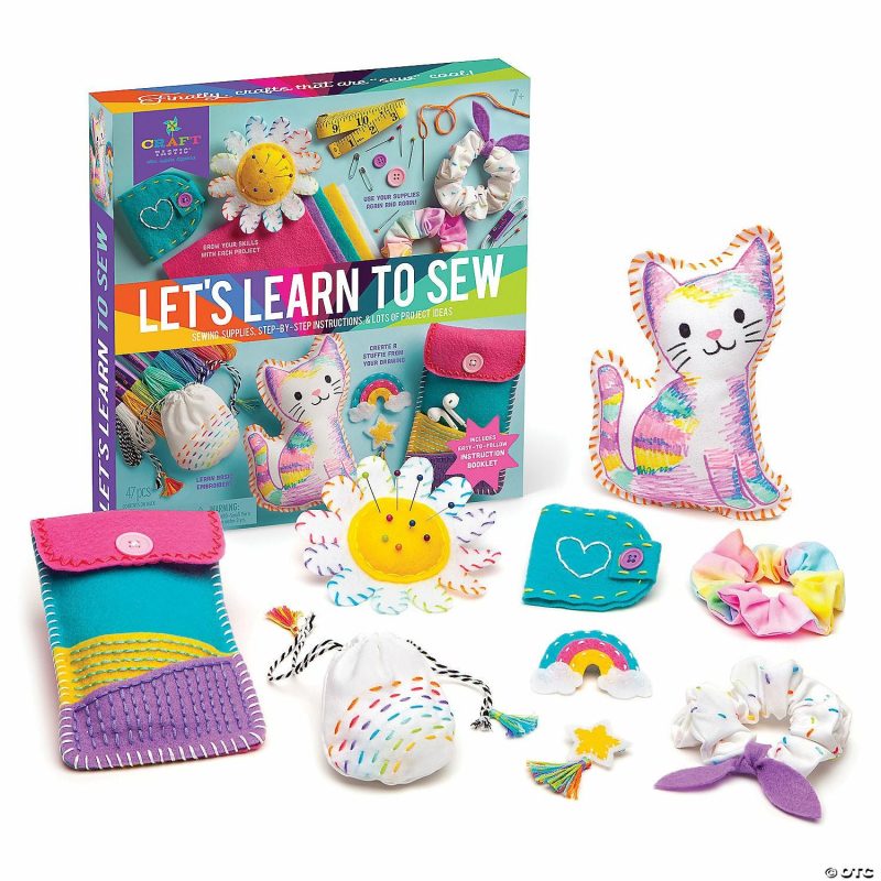 Craft Activities | Craft-Tastic Learn To Sew Craft Kit Craft Activities Craft Activities