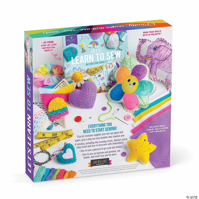 Craft Activities | Craft-Tastic Learn To Sew Craft Kit Craft Activities Craft Activities