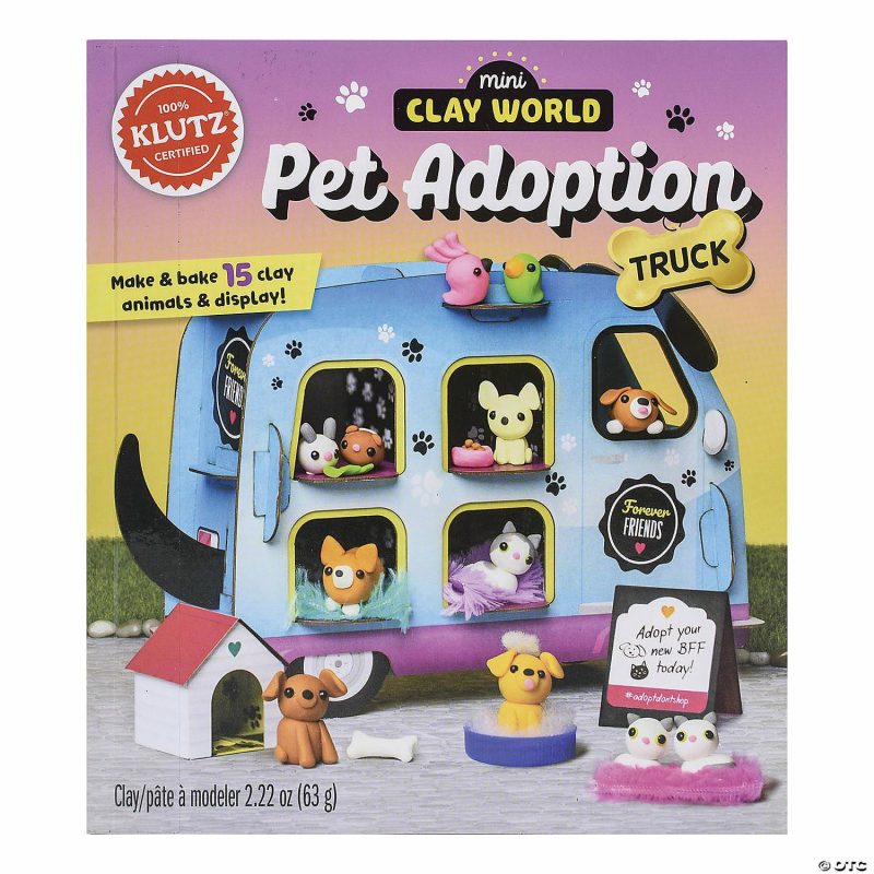 Craft Activities | Klutz Mini Clay World Pet Adoption Truck Book Kit Craft Activities Craft Activities