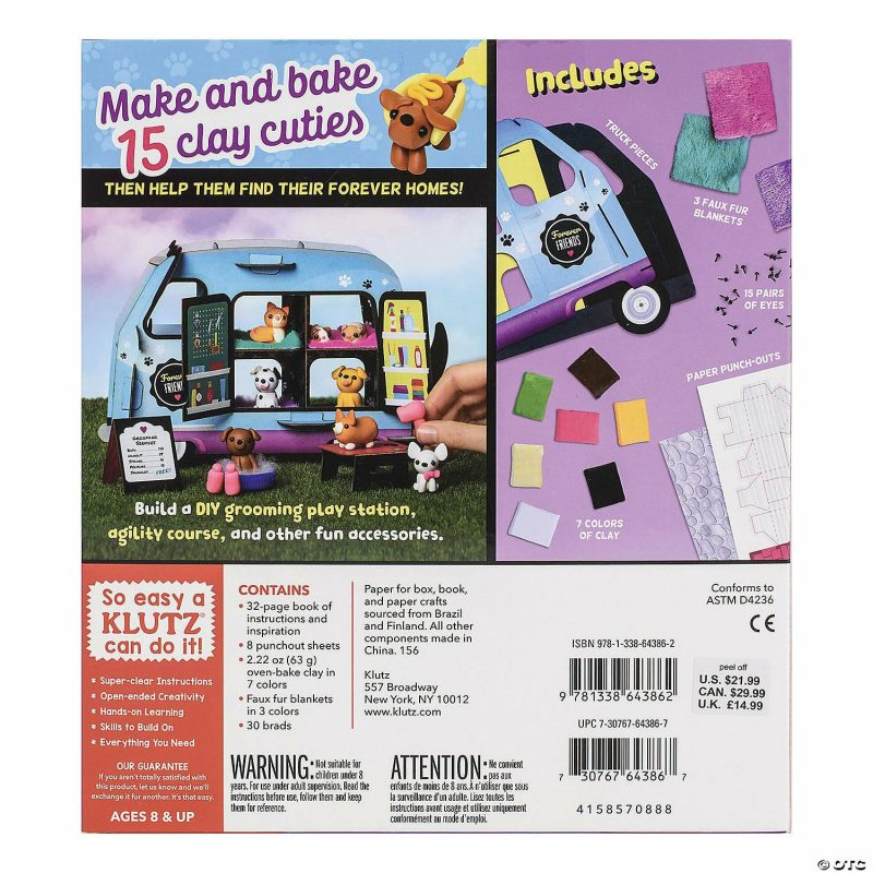 Craft Activities | Klutz Mini Clay World Pet Adoption Truck Book Kit Craft Activities Craft Activities