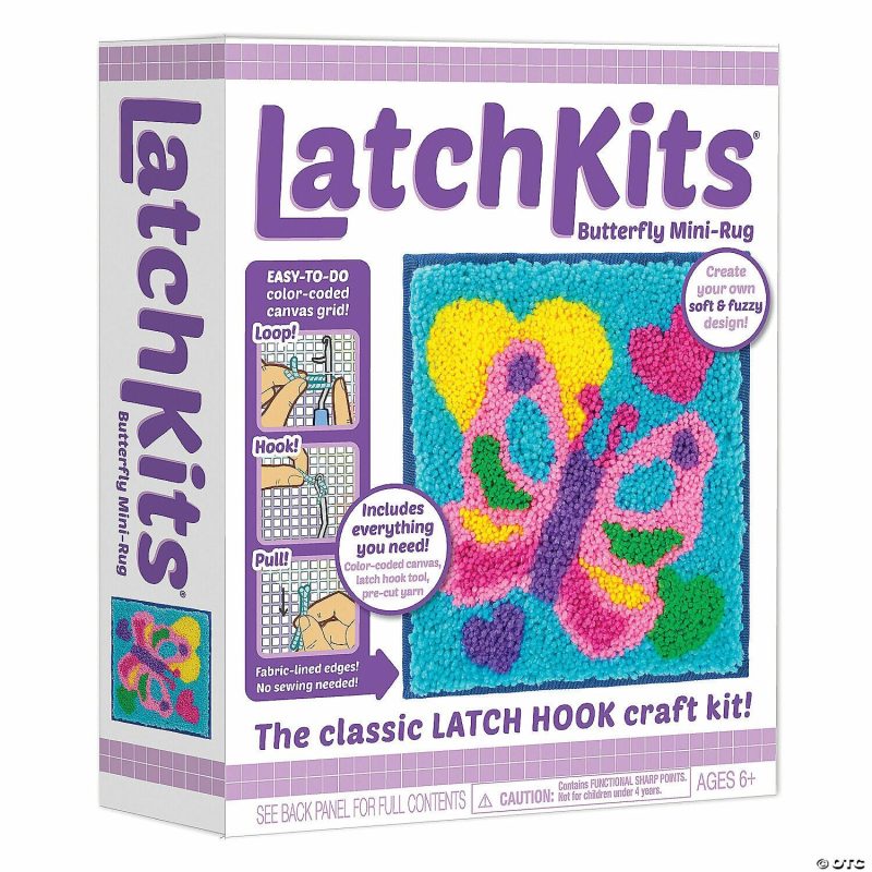 Craft Activities | Latchkits Latch Hook Craft Kit: Butterfly Craft Activities Craft Activities