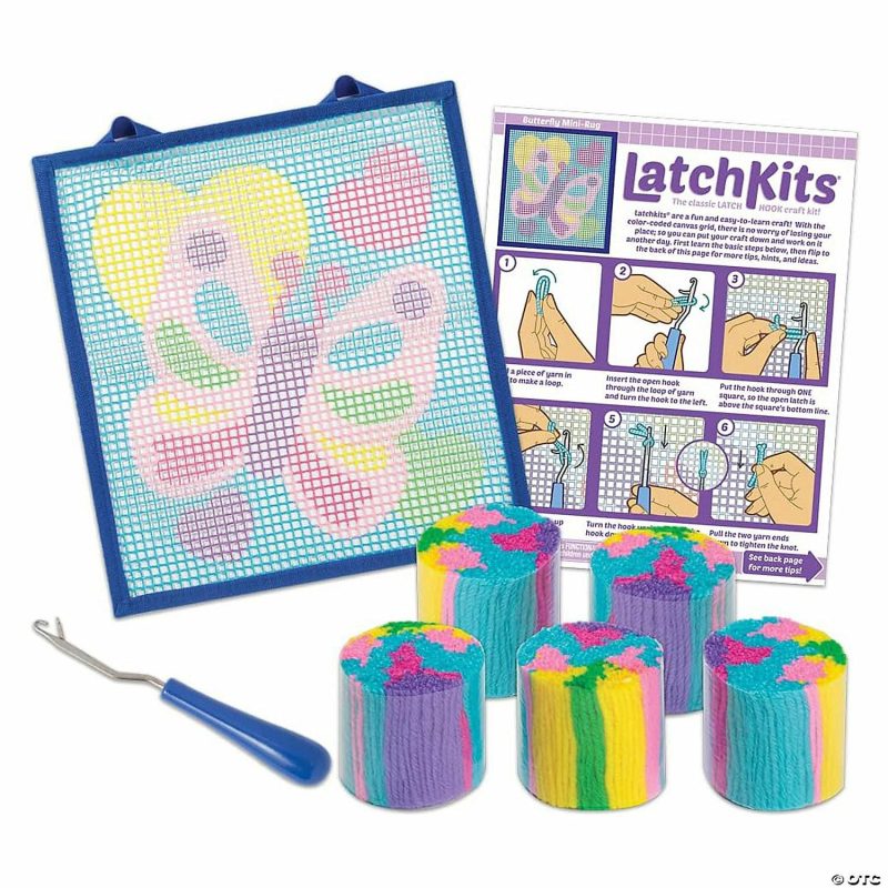 Craft Activities | Latchkits Latch Hook Craft Kit: Butterfly Craft Activities Craft Activities