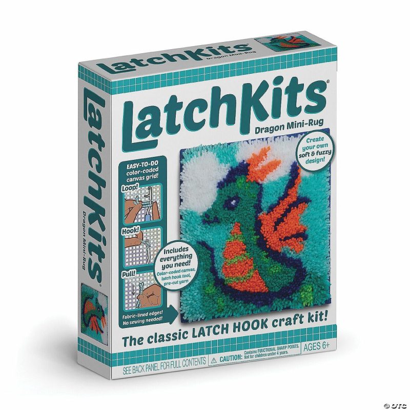 Craft Activities | Latchkits Latch Hook Craft Kit: Dragon Craft Activities Craft Activities