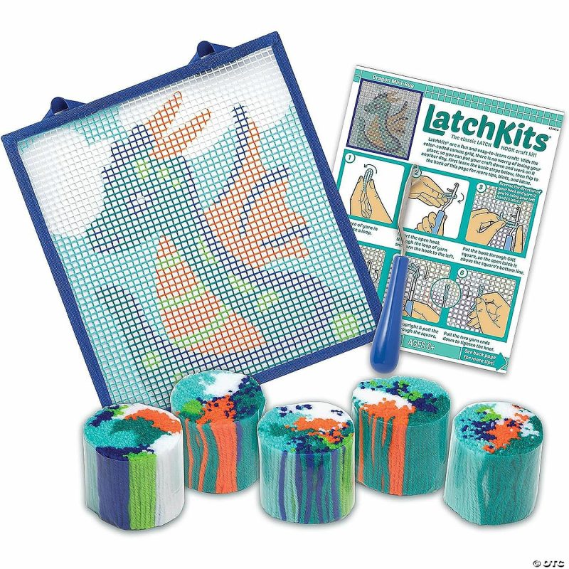 Craft Activities | Latchkits Latch Hook Craft Kit: Dragon Craft Activities Craft Activities