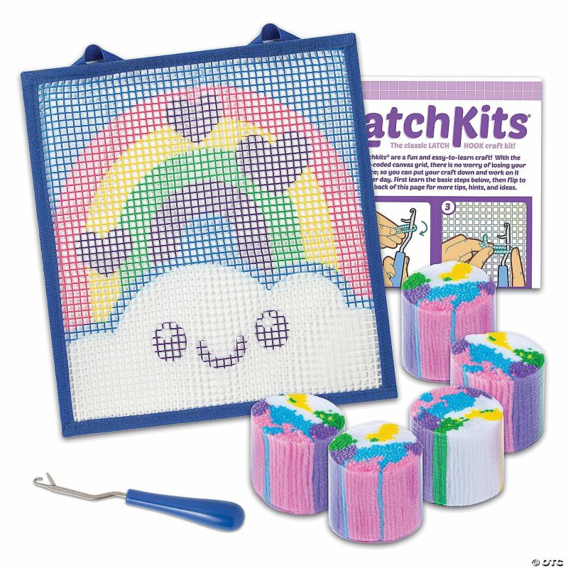 Craft Activities | Latchkits Latch Hook Craft Kit: Rainbow Craft Activities Craft Activities