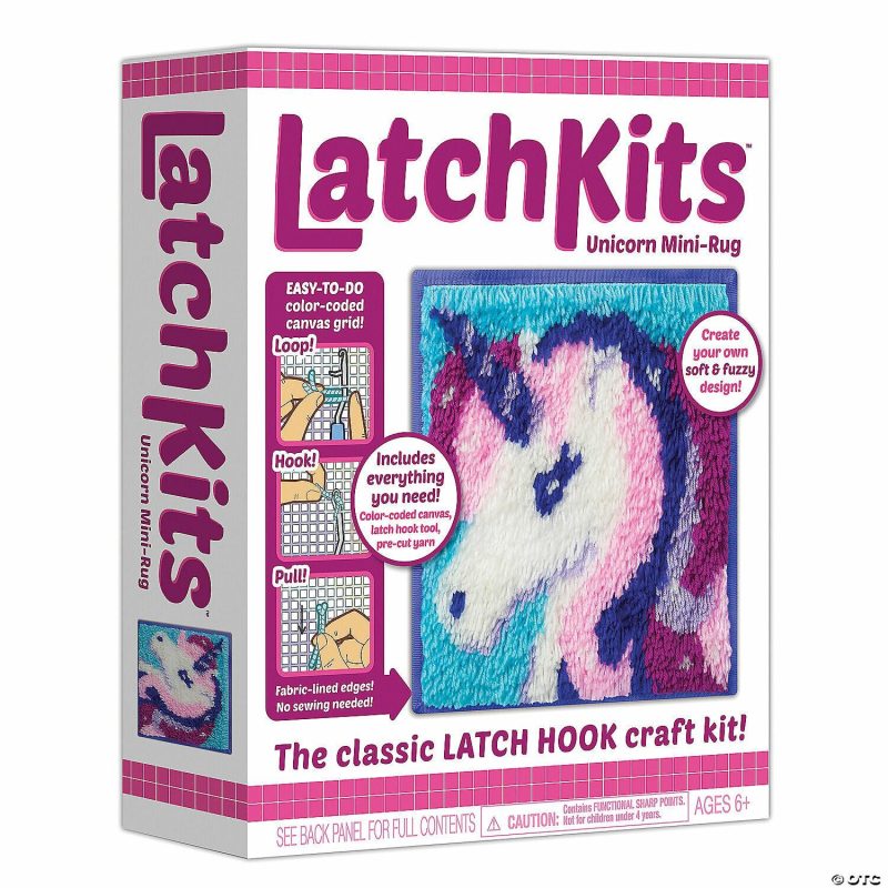 Craft Activities | Latchkits Latch Hook Craft Kit: Unicorn Craft Activities Craft Activities