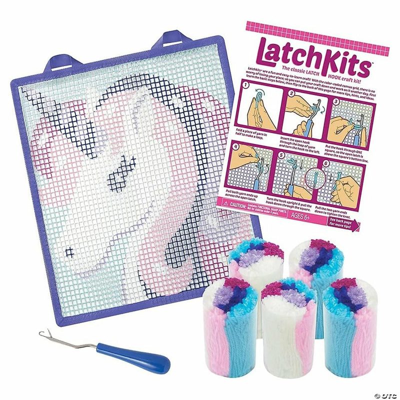 Craft Activities | Latchkits Latch Hook Craft Kit: Unicorn Craft Activities Craft Activities