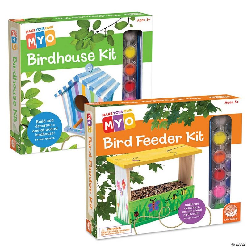 Craft Activities | Make Your Own Birdhouse And Feeder: Set Of 2 Craft Activities Craft Activities