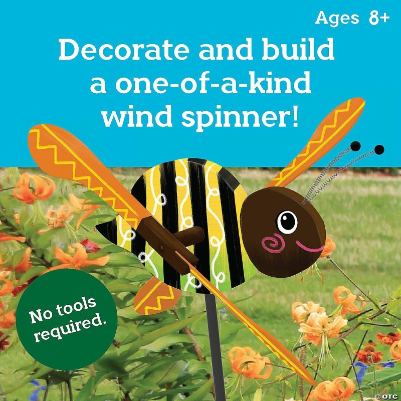 Craft Activities | Make Your Own Bumble Bee Wind Spinner Craft Kit Craft Activities Craft Activities