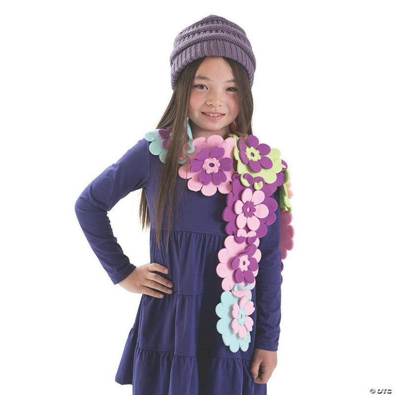 Craft Activities | Myo Fleece Flower Scarf Craft Activities Craft Activities